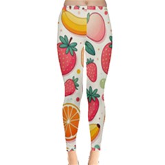 Fruit Sweet Pattern Inside Out Leggings