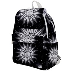 Sun Moon Star Universe Space Top Flap Backpack by Ravend