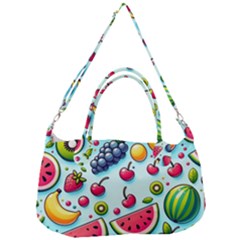 Fruits Sweet Pattern Removable Strap Handbag