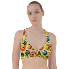 Fruits Fresh Sweet Pattern Sweetheart Sports Bra