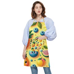 Fruits Fresh Sweet Pattern Pocket Apron by Ravend