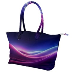 Cosmic Galaxy Quantum Art Nature Canvas Shoulder Bag