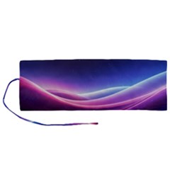 Cosmic Galaxy Quantum Art Nature Roll Up Canvas Pencil Holder (m) by Ravend