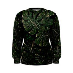 Monstera Plant Tropical Jungle Women s Sweatshirt by Ravend