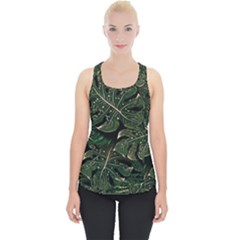 Monstera Plant Tropical Jungle Piece Up Tank Top by Ravend