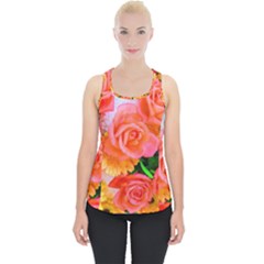 Bouquet Floral Blossom Anniversary Piece Up Tank Top by Ravend