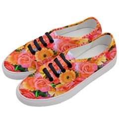 Bouquet Floral Blossom Anniversary Women s Classic Low Top Sneakers