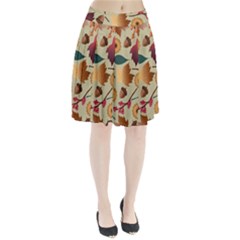 Autumn Leaves Colours Season Pleated Skirt