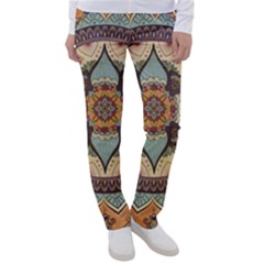 Mandala Floral Decorative Flower Art Women s Casual Pants