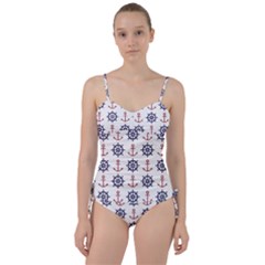 Nautical Seamless Pattern Sweetheart Tankini Set by Grandong