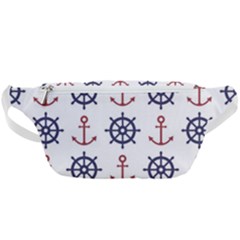 Nautical Seamless Pattern Waist Bag  by Grandong