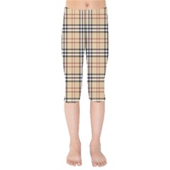 Burberry, Checker, Clothes, Fashion, Pattern Kids  Capri Leggings 