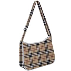 Burberry, Checker, Clothes, Fashion, Pattern Zip Up Shoulder Bag by nateshop