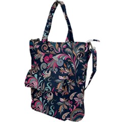 Coorful Flowers Pattern Floral Patterns Shoulder Tote Bag by nateshop