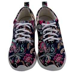 Coorful Flowers Pattern Floral Patterns Mens Athletic Shoes by nateshop