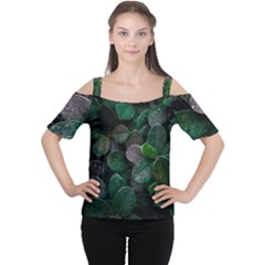 Dark Nature , Nature, Edeg Cutout Shoulder T-Shirt