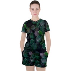 Dark Nature , Nature, Edeg Women s T-Shirt and Shorts Set