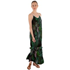 Dark Nature , Nature, Edeg Cami Maxi Ruffle Chiffon Dress