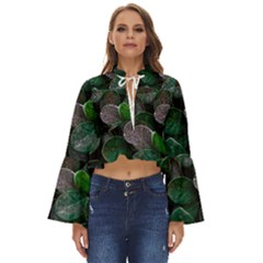 Dark Nature , Nature, Edeg Boho Long Bell Sleeve Top