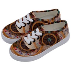 Dreamcatcher, Abstract, Colorful, Colors, Dream, Golden, Vintage Kids  Classic Low Top Sneakers