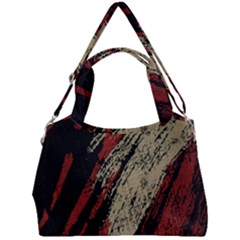 Fabric, Texture, Colorful, Spots Double Compartment Shoulder Bag by nateshop