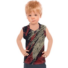 Fabric, Texture, Colorful, Spots Kids  Sport Tank Top