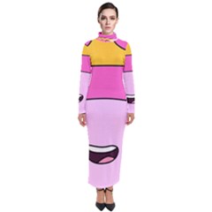 Adventure Time Princess Bubblegum Turtleneck Maxi Dress