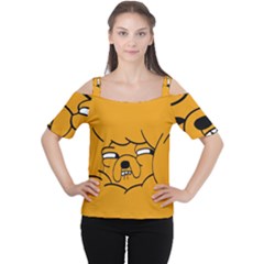 Adventure Time Jake The Dog Cutout Shoulder T-shirt