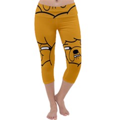 Adventure Time Jake The Dog Capri Yoga Leggings