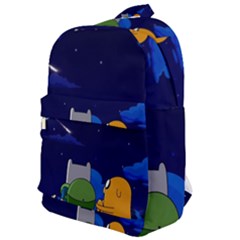 Adventure Time Jake And Finn Night Classic Backpack by Sarkoni