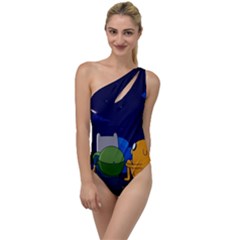 Adventure Time Jake And Finn Night To One Side Swimsuit