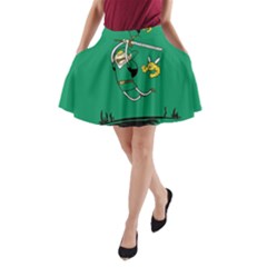 Adventure Time The Legend Of Zelda A-line Pocket Skirt
