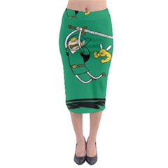 Adventure Time The Legend Of Zelda Midi Pencil Skirt