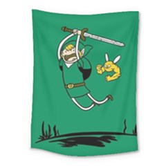 Adventure Time The Legend Of Zelda Medium Tapestry