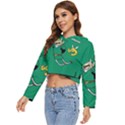 Adventure Time The Legend Of Zelda Women s Lightweight Cropped Hoodie View2