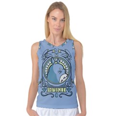 Drawing Illustration Anime Cartoon My Neighbor Totoro Women s Basketball Tank Top by Sarkoni