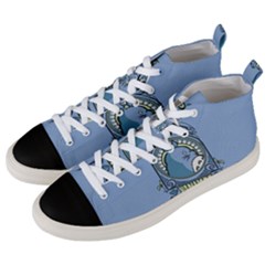 Drawing Illustration Anime Cartoon My Neighbor Totoro Men s Mid-top Canvas Sneakers by Sarkoni