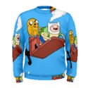 Cartoon Adventure Time Jake And Finn Men s Sweatshirt View1