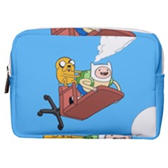 Cartoon Adventure Time Jake And Finn Make Up Pouch (medium) by Sarkoni