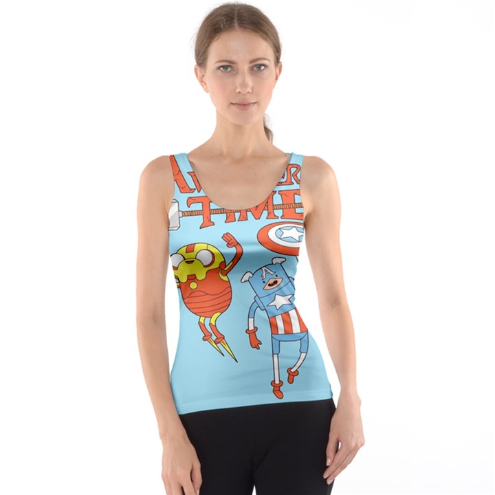 Adventure Time Avengers Age Of Ultron Women s Basic Tank Top