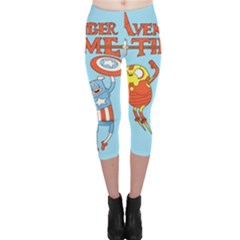 Adventure Time Avengers Age Of Ultron Capri Leggings 