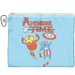 Adventure Time Avengers Age Of Ultron Canvas Cosmetic Bag (xxxl)