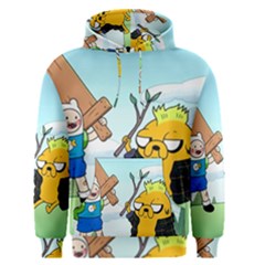 Adventure Time Finn And Jake Cartoon Network Parody Men s Core Hoodie