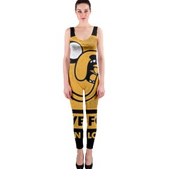 Adventure Time Jake  I Love Food One Piece Catsuit