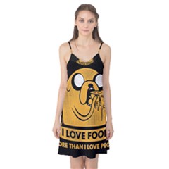 Adventure Time Jake  I Love Food Camis Nightgown 