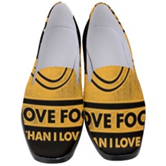 Adventure Time Jake  I Love Food Women s Classic Loafer Heels