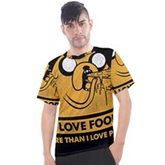 Adventure Time Jake  I Love Food Men s Sport Top