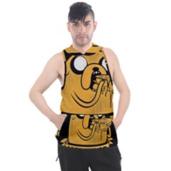 Adventure Time Jake  I Love Food Men s Sleeveless Hoodie