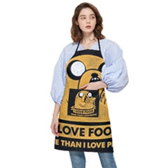 Adventure Time Jake  I Love Food Pocket Apron