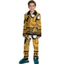 Adventure Time Jake  I Love Food Kids  Long Sleeve Velvet Pajamas Set View1